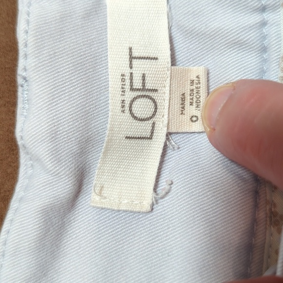 Loft Marisa Low Rise Women's Gray Trousers Size 0 - Picture 6 of 7